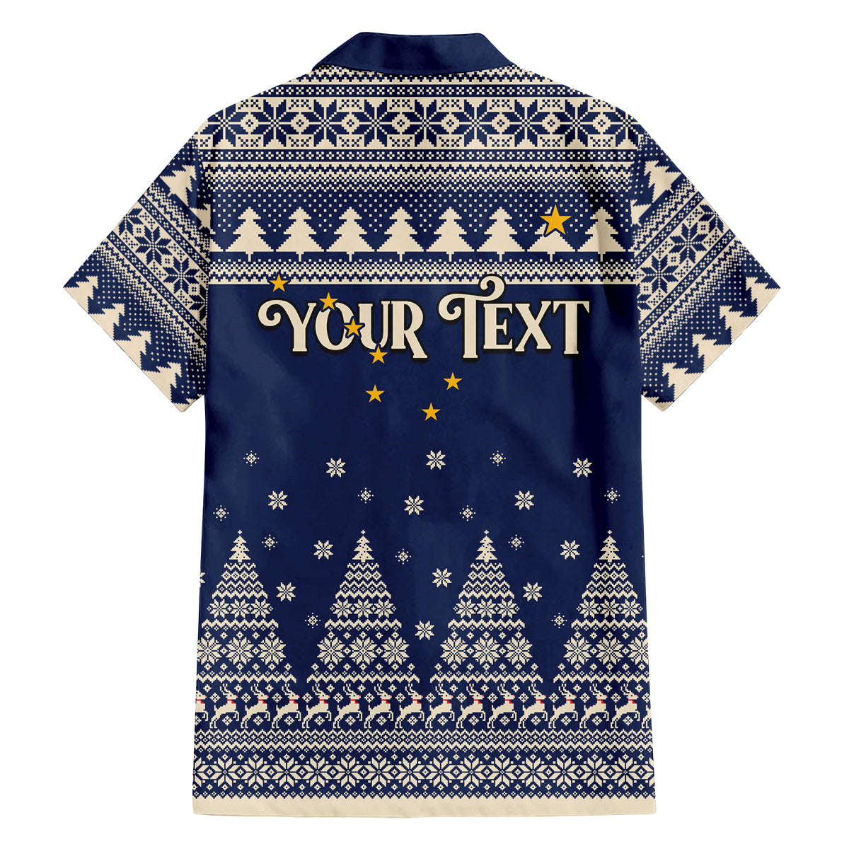 Custom Alaska Christmas Family Matching Off Shoulder Maxi Dress and Hawaiian Shirt Santa Claus With Snowman Reindeer Penguin - Wonder Print Shop