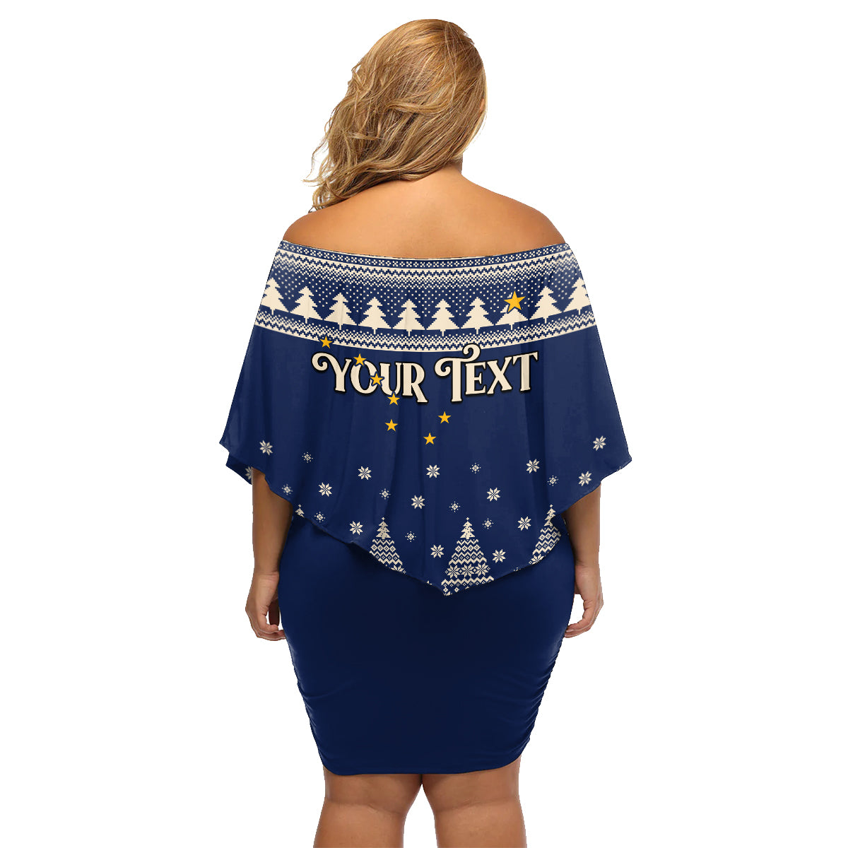 Custom Alaska Christmas Family Matching Off Shoulder Short Dress and Hawaiian Shirt Santa Claus With Snowman Reindeer Penguin - Wonder Print Shop
