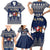 Custom Alaska Christmas Family Matching Short Sleeve Bodycon Dress and Hawaiian Shirt Santa Claus With Snowman Reindeer Penguin - Wonder Print Shop