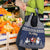 Custom Alaska Christmas Grocery Bag Santa Claus With Snowman Reindeer Penguin