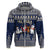 Custom Alaska Christmas Hoodie Santa Claus With Snowman Reindeer Penguin - Wonder Print Shop