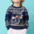 Custom Alaska Christmas Kid Ugly Christmas Sweater Santa Claus With Snowman Reindeer Penguin - Wonder Print Shop