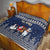 Custom Alaska Christmas Quilt Santa Claus With Snowman Reindeer Penguin - Wonder Print Shop