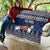 Custom Alaska Christmas Quilt Santa Claus With Snowman Reindeer Penguin - Wonder Print Shop
