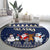custom-alaska-christmas-round-carpet-santa-claus-with-snowman-reindeer-penguin