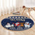 custom-alaska-christmas-round-carpet-santa-claus-with-snowman-reindeer-penguin