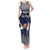 Custom Alaska Christmas Tank Maxi Dress Santa Claus With Snowman Reindeer Penguin - Wonder Print Shop