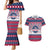 USA Christmas Couples Matching Mermaid Dress and Hawaiian Shirt The Stars and Stripes Xmas Style - Wonder Print Shop