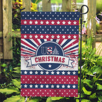 USA Christmas Garden Flag The Stars and Stripes Xmas Style - Wonder Print Shop