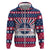 USA Christmas Hoodie The Stars and Stripes Xmas Style - Wonder Print Shop