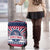 USA Christmas Luggage Cover The Stars and Stripes Xmas Style - Wonder Print Shop