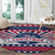 USA Christmas Round Carpet The Stars and Stripes Xmas Style