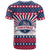 USA Christmas T Shirt The Stars and Stripes Xmas Style - Wonder Print Shop