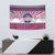 USA Christmas Tapestry The Stars and Stripes Xmas Style - Wonder Print Shop