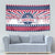 USA Christmas Tapestry The Stars and Stripes Xmas Style - Wonder Print Shop