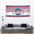 USA Christmas Tapestry The Stars and Stripes Xmas Style - Wonder Print Shop