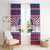 USA Christmas Window Curtain The Stars and Stripes Xmas Style - Wonder Print Shop