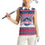 USA Christmas Women Sleeveless Polo Shirt The Stars and Stripes Xmas Style - Wonder Print Shop