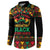 Make Every Month Black History Month Button Sweatshirt African Pattern - Wonder Print Shop