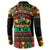 Make Every Month Black History Month Button Sweatshirt African Pattern - Wonder Print Shop