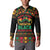 Make Every Month Black History Month Button Sweatshirt African Pattern - Wonder Print Shop
