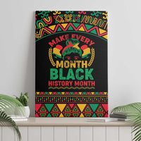 Make Every Month Black History Month Canvas Wall Art African Pattern - Wonder Print Shop