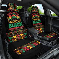 Make Every Month Black History Month Car Seat Cover African Pattern - Wonder Print Shop