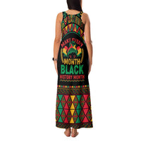 Make Every Month Black History Month Family Matching Tank Maxi Dress and Hawaiian Shirt African Pattern - Wonder Print Shop
