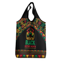 Make Every Month Black History Month Grocery Bag African Pattern