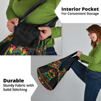 Make Every Month Black History Month Grocery Bag African Pattern