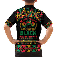 Make Every Month Black History Month Kid Hawaiian Shirt African Pattern - Wonder Print Shop
