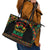 Make Every Month Black History Month Leather Tote Bag African Pattern - Wonder Print Shop