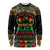 Make Every Month Black History Month Long Sleeve Shirt African Pattern - Wonder Print Shop