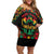 Make Every Month Black History Month Off Shoulder Short Dress African Pattern - Wonder Print Shop