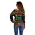 Make Every Month Black History Month Off Shoulder Sweater African Pattern - Wonder Print Shop