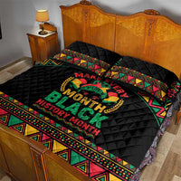 Make Every Month Black History Month Quilt Bed Set African Pattern - Wonder Print Shop