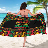 Make Every Month Black History Month Sarong African Pattern - Wonder Print Shop