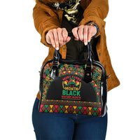 Make Every Month Black History Month Shoulder Handbag African Pattern