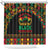 Make Every Month Black History Month Shower Curtain African Pattern