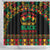 Make Every Month Black History Month Shower Curtain African Pattern