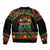 Make Every Month Black History Month Sleeve Zip Bomber Jacket African Pattern - Wonder Print Shop
