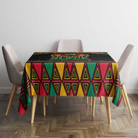 Make Every Month Black History Month Tablecloth African Pattern - Wonder Print Shop