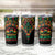 Make Every Month Black History Month Tumbler Cup African Pattern - Wonder Print Shop