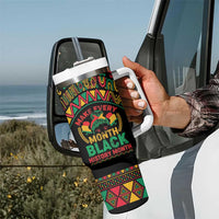 Make Every Month Black History Month Tumbler With Handle African Pattern - Wonder Print Shop