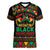 Make Every Month Black History Month Women V-Neck T-Shirt African Pattern - Wonder Print Shop