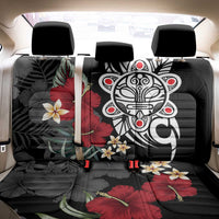 Taino Sun Tribal Back Car Seat Cover Tropical Hibiscus - Wonder Print Shop