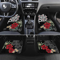 Taino Sun Tribal Car Mats Tropical Hibiscus - Wonder Print Shop