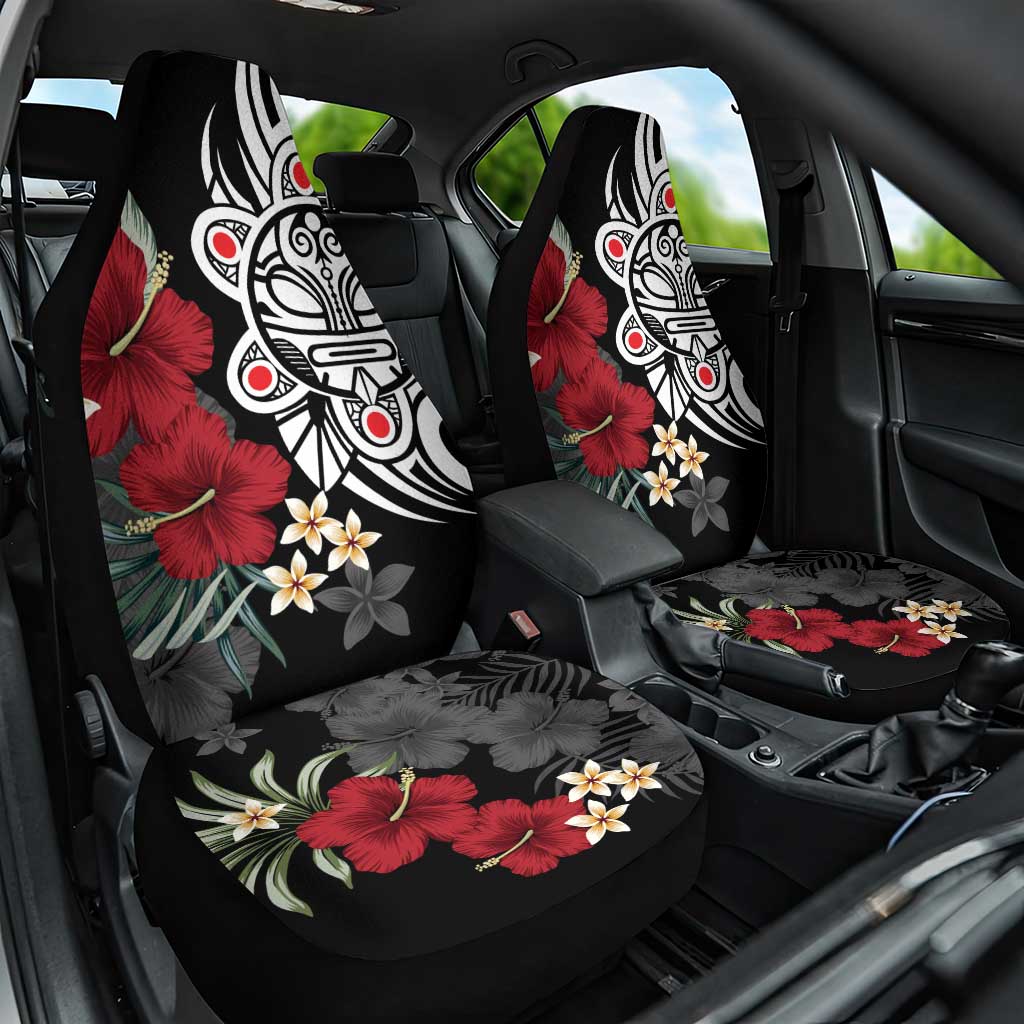 Taino Sun Tribal Car Seat Cover Tropical Hibiscus - Wonder Print Shop