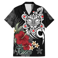 Taino Sun Tribal Family Matching Mermaid Dress and Hawaiian Shirt Tropical Hibiscus - Wonder Print Shop