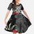 Taino Sun Tribal Family Matching Summer Maxi Dress and Hawaiian Shirt Tropical Hibiscus - Wonder Print Shop